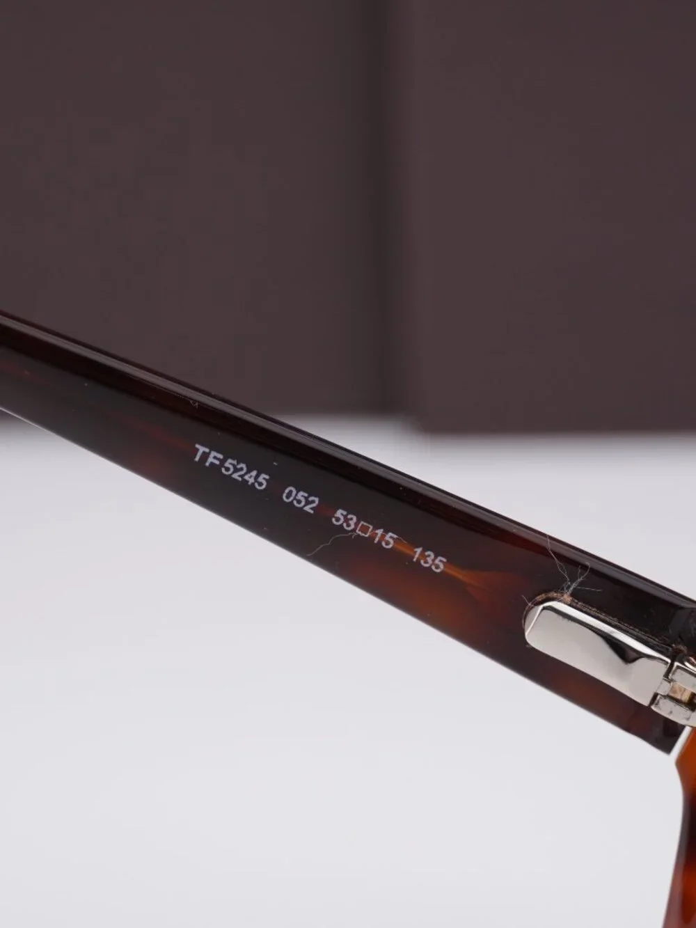 Tom Ford FT5245 052 Oval Eyeglasses - Dark Havana 53mm